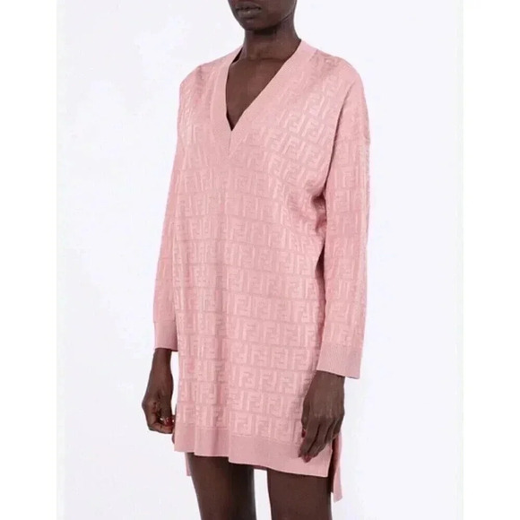 Fendi Pink Mini Dress - Picture 2 of 12